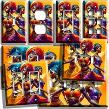 Beautiful Colorful African Women Dance Light Switch Outlet Wall Plate Room Decor - £7.95 GBP+