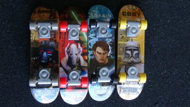 McDonalds Star Wars Clone Wars Fingerboards X 4 all Different 2010. Grevious, An - £5.96 GBP