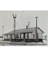 Hopkins Minnesota Railroad Train Depot Drawing John Cartwright Signed Pr... - £15.48 GBP