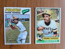 1977/78 Topps Frank Taveras #36 &amp; #538 Baseball Card Lot Of Two Baseball Cards - £3.92 GBP