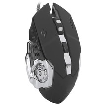 Gaming Mouse Wired, 6 Buttons Ergonomic Usb Mice Fourstage Dpi Adjustable Color  - £12.64 GBP