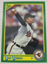 1990 Score Baltimore Orioles Baseball Card #30 Dave Schmidt - £1.27 GBP