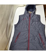 Mammut Jacket Mens Large Blue Red Insulated Puffer Hooded Hiking - $67.39 CAD