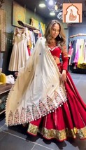 Red Chaniya Choli for Navratri Night Garba - $75.00