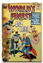 World&#39;s Finest #113-1960-DC-BATMAN-ROBIN-SUPERMAN-BAT-MITE-MR Mxyzptlk G - £35.64 GBP