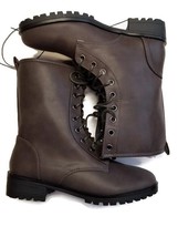 Sociology Lace Up Combat Boots Womens Size 9 Dark Grey Outdoor Night Out - $22.07