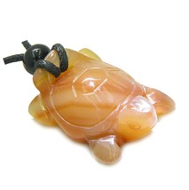 Lucky Turtle Carnelian Gemstone - $80.72