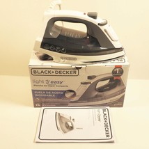 Black &amp; Decker Luce N Comodo Ferro da Stiro a Vapore - £58.58 GBP