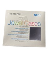 NEW OLD STOCK SEALED Memorex 10 Pk Standard Clear Jewel Cases - $112.43 MXN