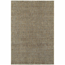 10' X 13' Blue and Silver Geometric Power Loom Area Rug - $2,302.96 CAD