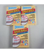 Factory Sealed Wax Packs Lot 1991 Donruss Series 1 Baseball Puzzle and C... - £8.37 GBP