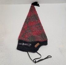 Vtg BULA Snowboard Hat Jester Fleece Buffalo Check Long Stocking Cap Dee... - £30.45 GBP