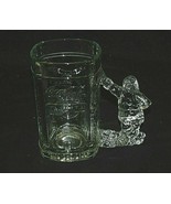 Coca Cola Coke 3D Clear Glass Vending Machine Mug Stein w Santa Handle C... - £23.36 GBP