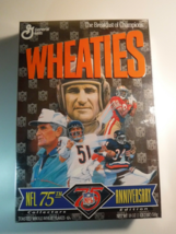 Wheaties NFL 75th Anniversary empty cereal box - Payton Shula Rice - £4.99 GBP