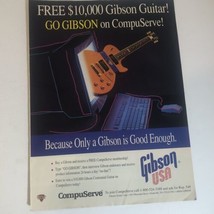 Gibson Guitar USA Vintage Print Ad Advertisement pa10 - £5.41 GBP