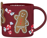 Starbucks GingerBread Man Cup Xmas 14 oz Hot Red Mug 2023 Fall Christmas... - $58.41