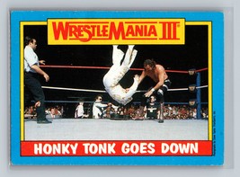 Honky Tonk Goes Down #52 1987 Topps WWF - £1.48 GBP