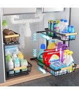 Under Sink Organizer, 2 Pack 2 Tier Under Sink Organizers And Storage, P... - $46.96