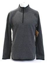 Reebok CrossFit Gray 1/4 Zip Long Sleeve Mock Neck Pullover Men&#39;s NWT - £40.63 GBP