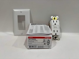 New 10PC Legrand 1597TRWRW Tamper &amp; Weather-Resistant GFCI Outlet, White - $2,400.80 MXN