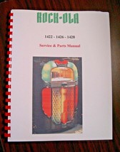 Rock-ola 1422 - 1426 - 1428 Jukebox Service &amp; Parts Manual - $631.50 MXN