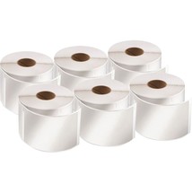 Dymo Labels LabelWriter 4&quot;Wx2-1/8&quot;H 6 RL/PK White 2050811 - £75.08 GBP