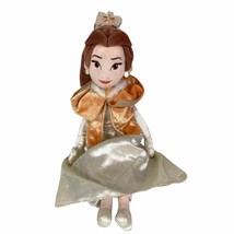 Disney Belle Plush Doll 19&quot; Winter Cape Beauty &amp; The Beast Holiday Store - £18.96 GBP