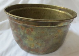 Antique Brass rolled edge cake pan mold food - £59.26 GBP