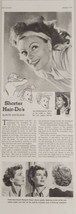 1942 Magazine Photos Article Shorter Hair-Do&#39;s Actress Greta Garbo - £15.97 GBP