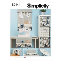 Simplicity Sewing Pattern 9444 11279 Desk Decor Art Studio Pillow Bulletin Board - £6.05 GBP