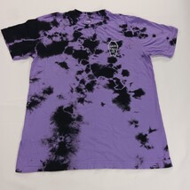 Last Call Co. Men Purple & Black Dyed Short Sleeve "Evil Ways" Graphic T-Shirt M image 9