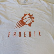Fruit Of The Loom NBA Phoenix Suns Men’s White Basketball Cotton T-Shirt Size L image 7