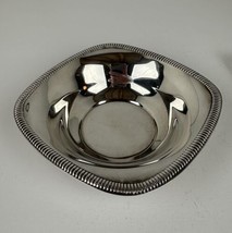 Silver Plate  Bowl Gorham  Newport #YB725  Unique Rim Footed New No Box - $14.92