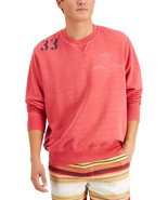Sun + Stone Men&#39;s Remix Fleece Sweatshirt in Cut Ruby-XL - $406.55 MXN