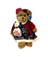 Bearington Collection Betsy &amp; Ross Bear 13&quot; w/ Tag #1078 Patriotic Stars... - $16.99