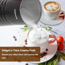 Electric Milk Frother And Steamer, 4-In-1 Milk Frother Electric Hot And Cold Foa - £54.00 GBP