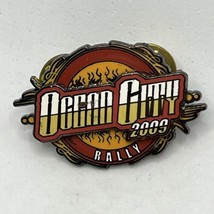 Ocean City Maryland Motorcycle Rally Biker Lapel Hat Pin Pinback - £7.04 GBP