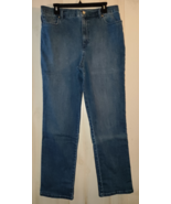 EXCELLENT WOMENS Gloria Vanderbilt  &quot;Amanda&quot; STONE WASH BLUE JEANS  SIZE... - $41.98 CAD