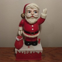 Vintage 1976 Marlyn Marchi Xmas Santa Claus Mechanical Coin Bank - £23.11 GBP