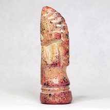 African Hand Carved Soapstone Knight Replacement 3&quot; Pink Chess Piece 07516 - $16.12 CAD