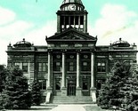 Spencer Iowa Clay County Court House Unused UNP 1920s Vtg Postcard CT Bl... - $3.91