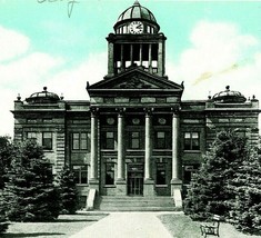 Spencer Iowa Clay County Court House Unused UNP 1920s Vtg Postcard CT Blue Sky - £3.09 GBP