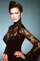 Lynda Carter Stunning Glamour Pose in Sexy Black Lace Dress 24x18 Poster - £19.13 GBP