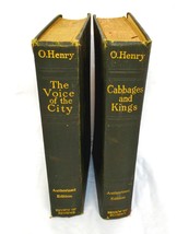 Two O. Henry Books 1913 Cabbages And Kings and, The Voice Of The City - £19.17 GBP