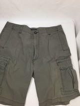 Dockers Men Gray  Cargo Shorts Cotton Regular Fit Thin Fabric Mult Pocke... - $58.52