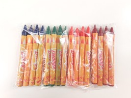 Denny&#39;s Crayons Vintage 1999 Lot of 16 pcs. Restaurant 4 Colors Coloring - £4.68 GBP