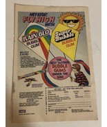 1987 Rain-Blo Super Bubble Gum Print Ad Advertisement pa21 - $9.89