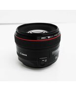 Canon EF 50mm f/1.2L USM Standard Lens - Black - $13,774.02 MXN