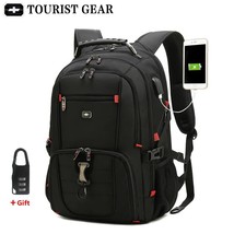 men&#39;s swiss backpa travel bag business  backpack men mochila USB Charging 15.6 1 - £130.19 GBP