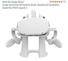 Headset Dock Universal System, Headset Controller Stand Meta Quest 2 Etc... - $19.68